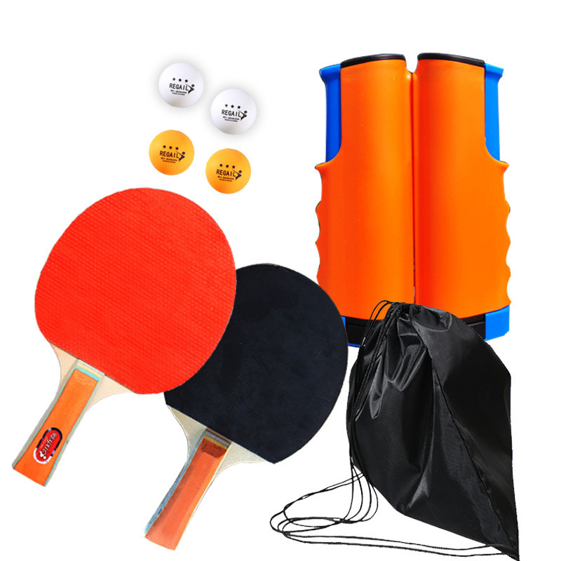 Retractable And Portable Table Tennis Racket Set