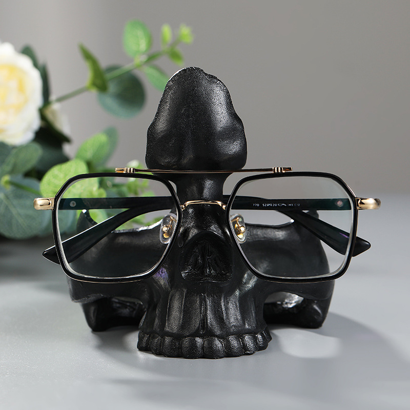Creative Eyeglass Frame Skull Decoration Spectacles Store Decorative