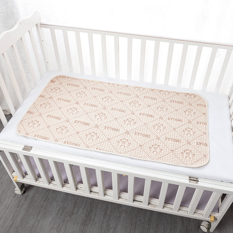 Colored Cotton Baby Changing Pad Large Urine-proof Washable Breathable