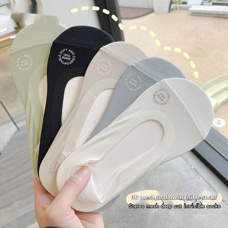 Cool And Comfortable Three-dimensional Mesh Breathable Low-cut Invisible