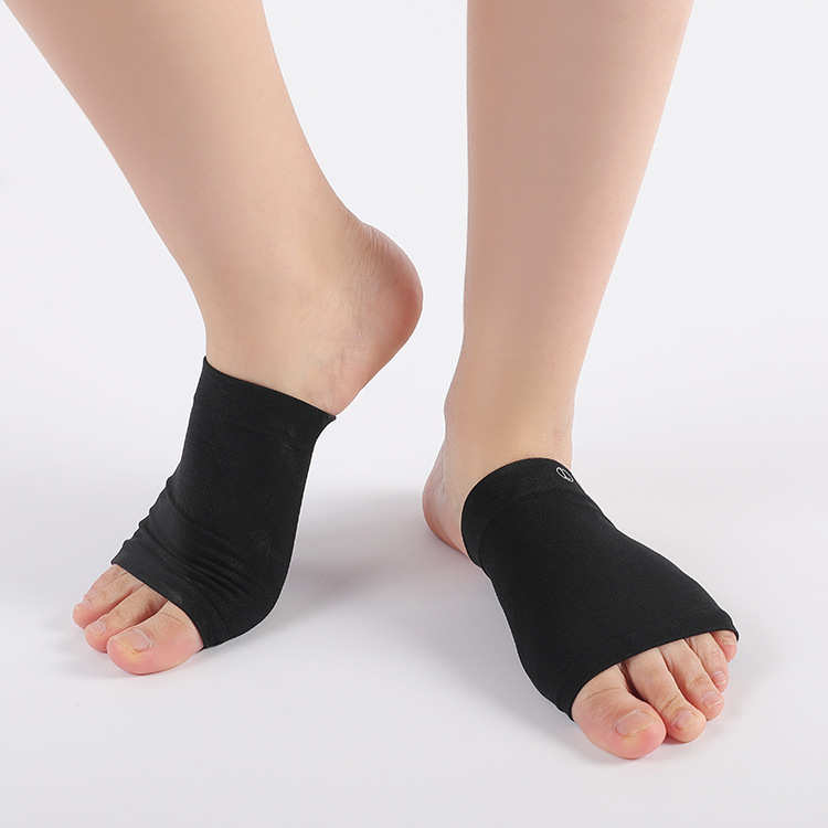 Elastic Fabric Arch Pad Foot Care Soft Shock Absorbing Bandage Socks