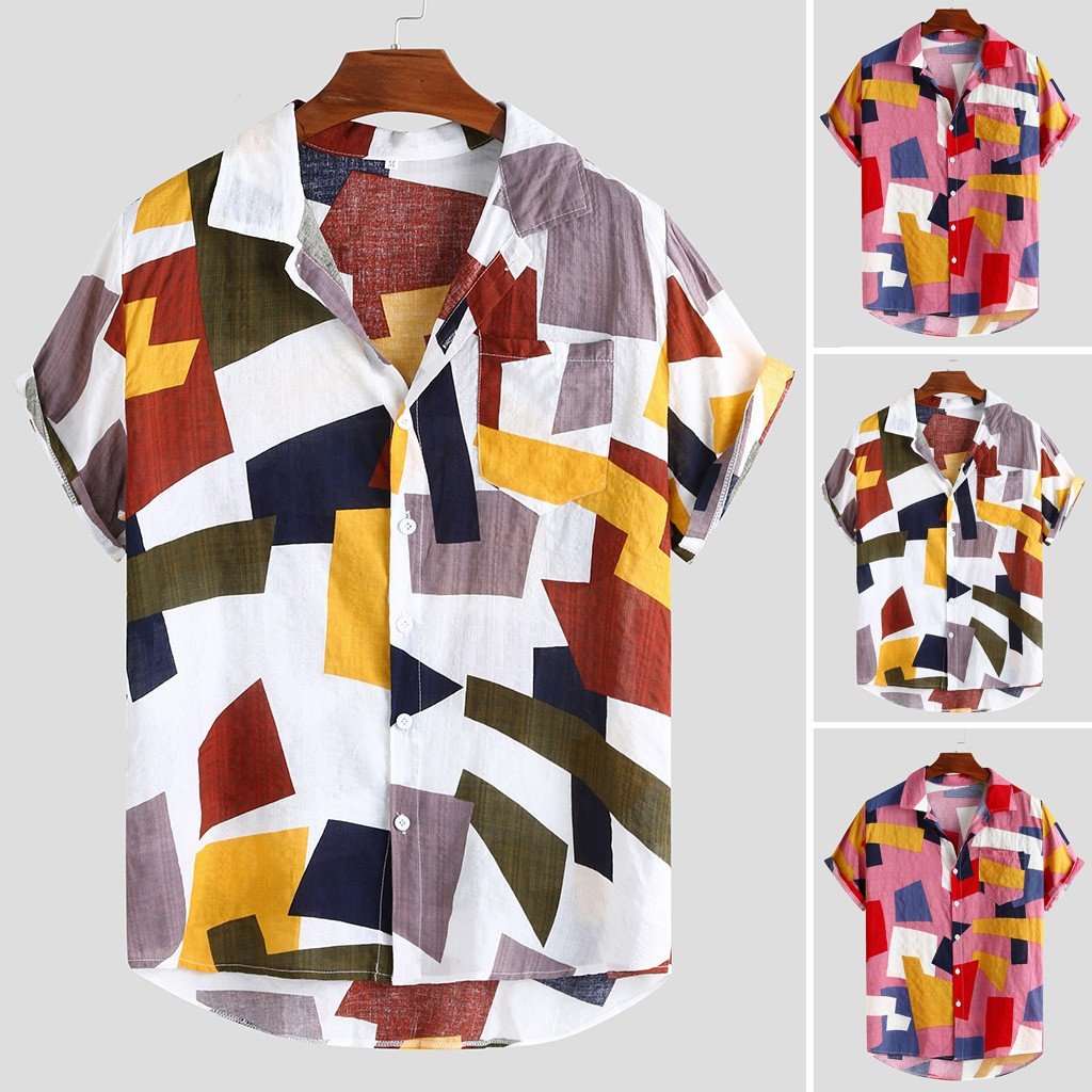 Plaid Beach Shirt Casual