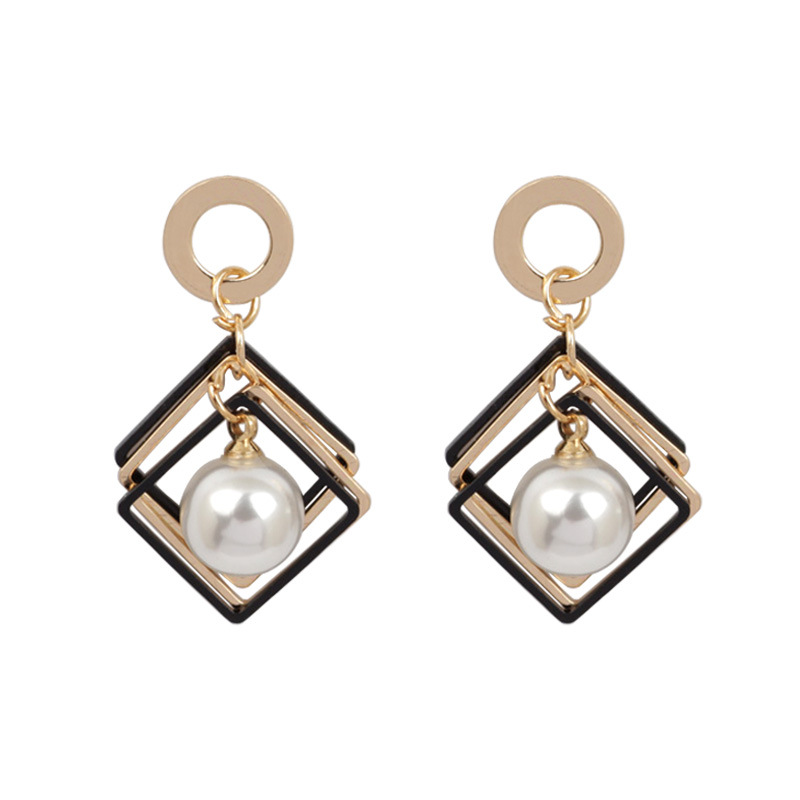 Simple Sequin Acrylic Earrings
