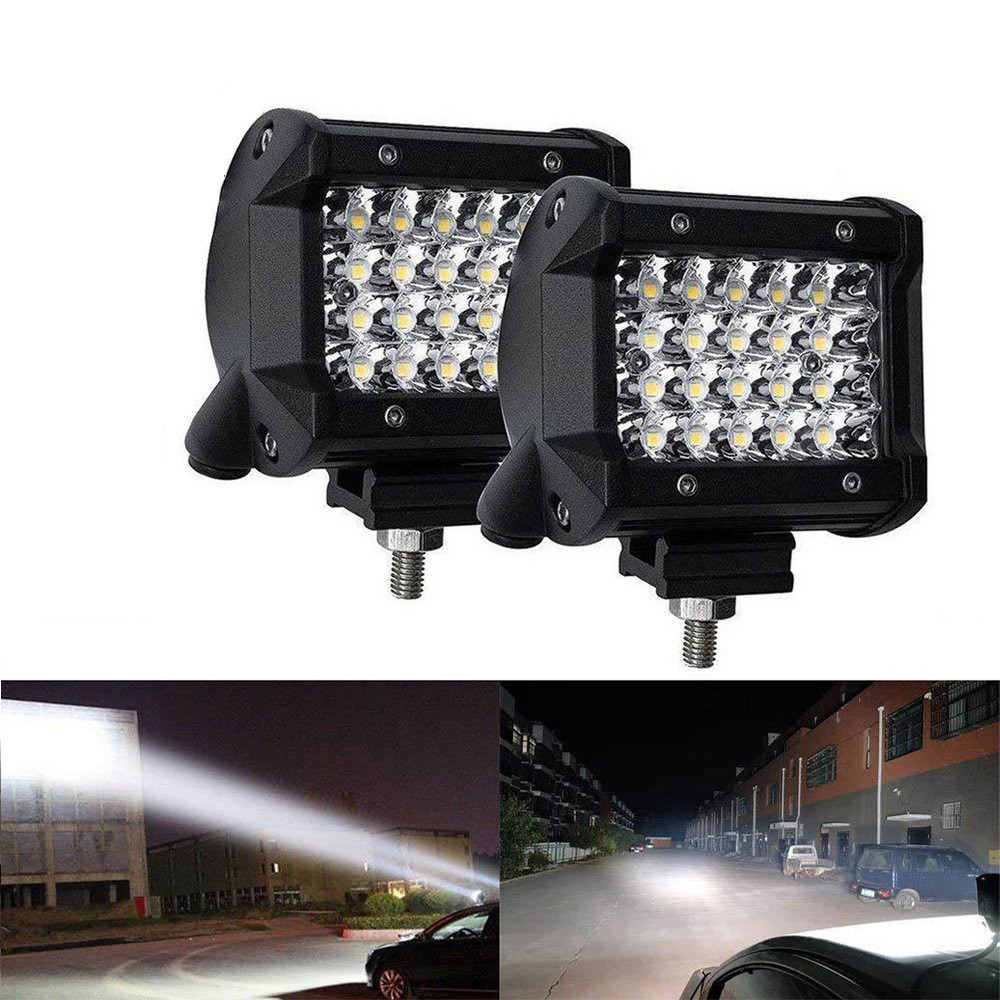 4 Row Of Light Beads Highlighting Strip Lights 72w Off-road Vehicle