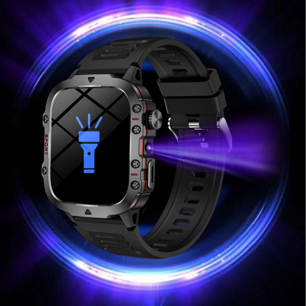 Sport Step Counting Outdoor Large Screen Mountaineering Smart Watch