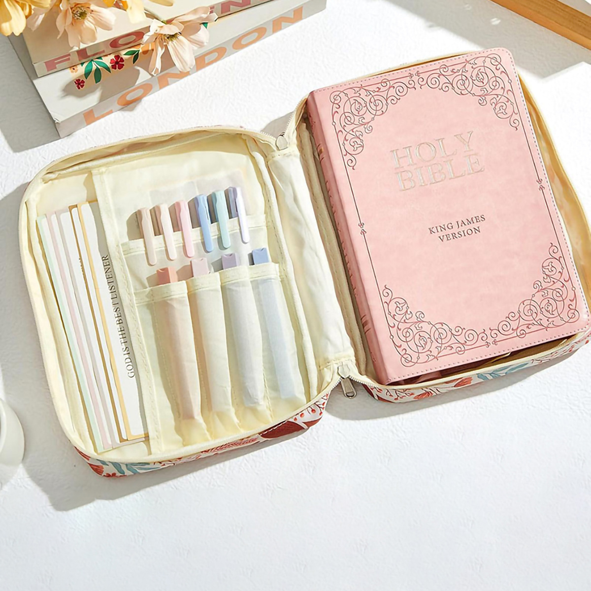 Book Dustproof Storage Good-looking Handbag Zipper Buggy Bag