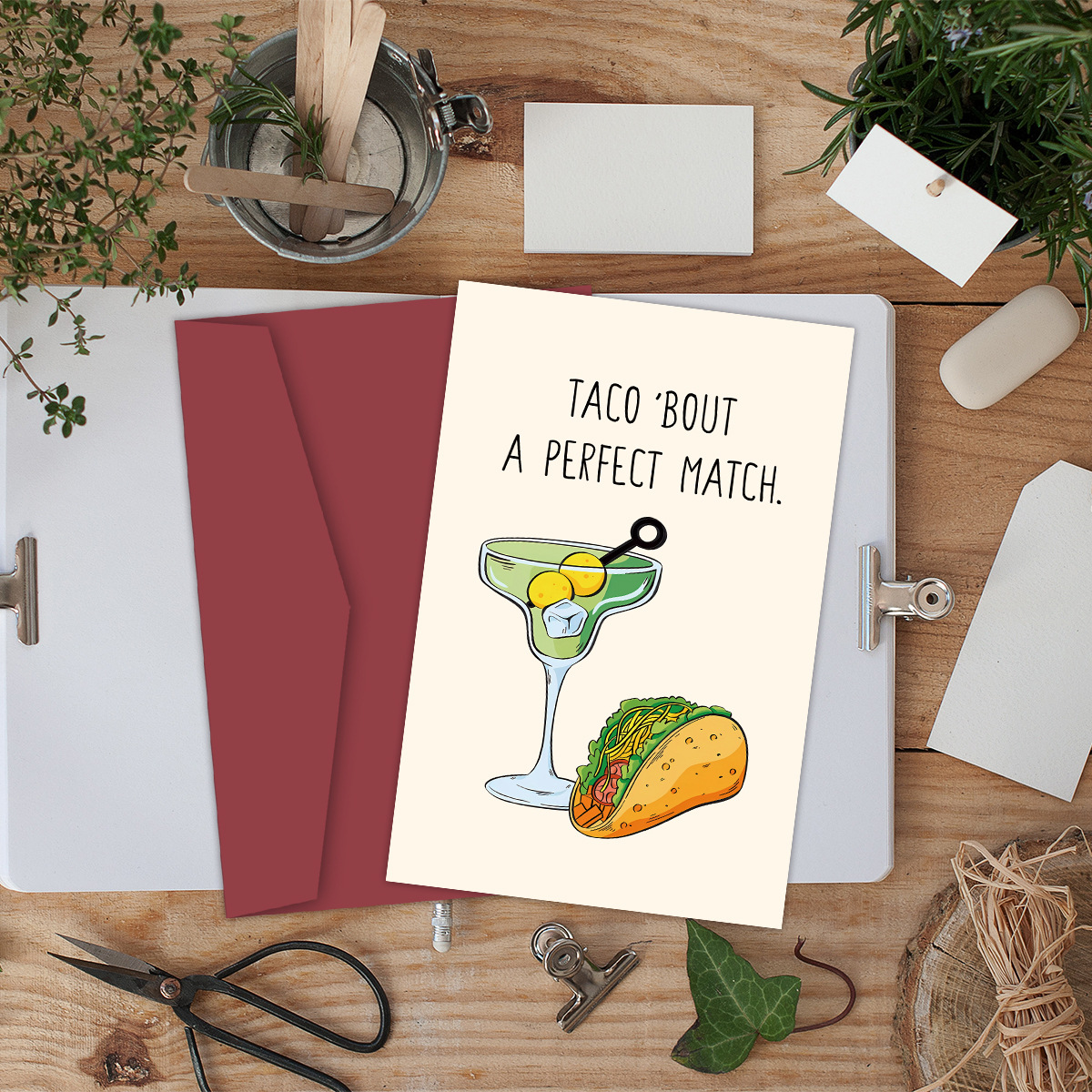 Birthday And Holiday Greeting Card With Envelope Text Gift