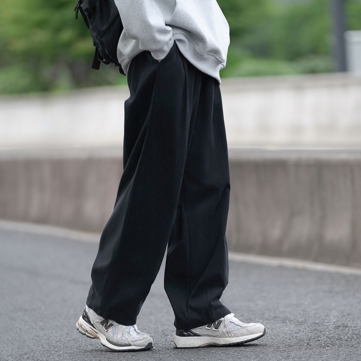Casual Retro All-match Loose Drooping Straight-leg Trousers