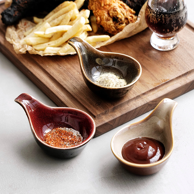 Creative Ceramic Sauce Plate Domestic Pot Seasoning