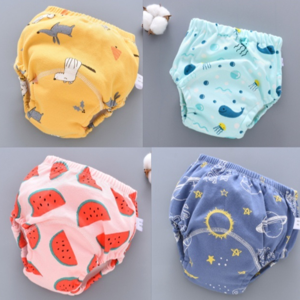 Baby Training Pants Washable 6-layer Gauze Diaper Cover