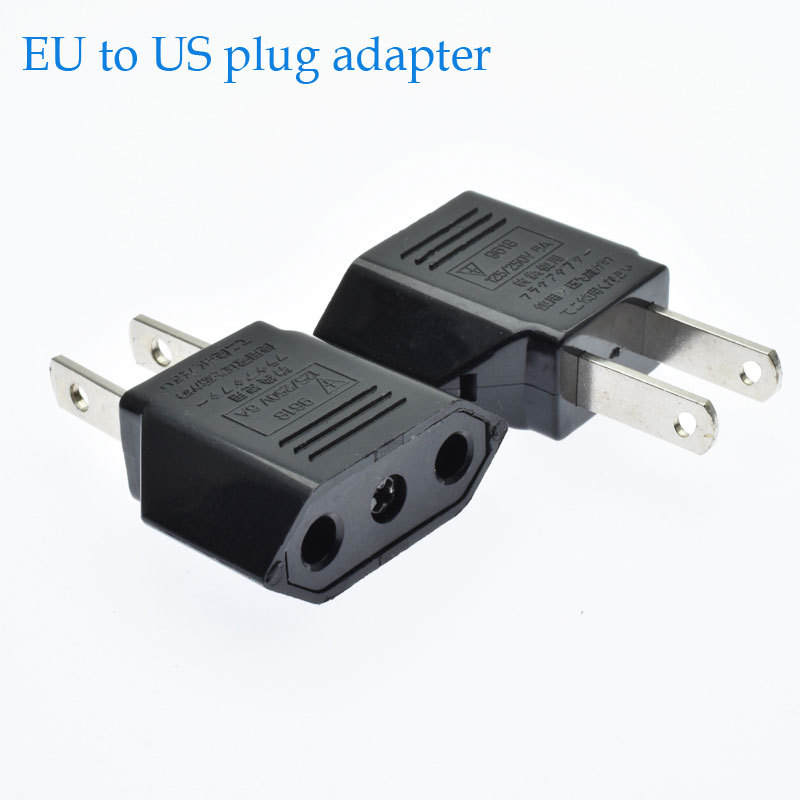 Conversion Plug European Standard To American All Copper White Black