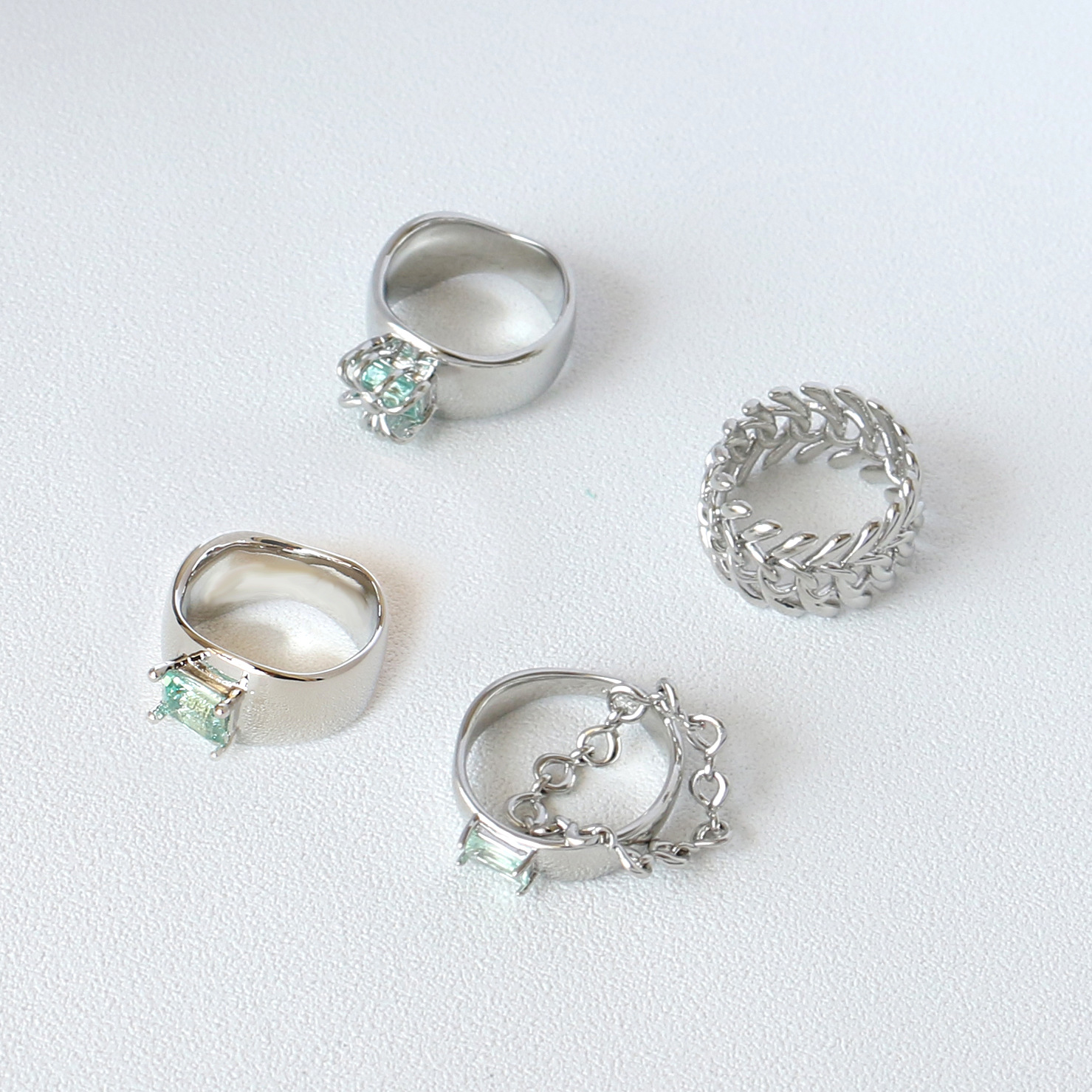 Ring Bone Combination Cold Wind Couple