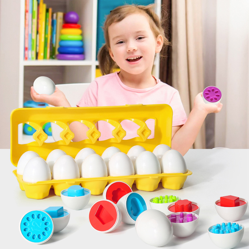 Baby Learning Educational Toy Smart Egg Games Shape Matching Sorters