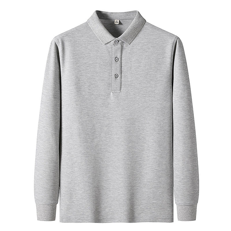 Men's Long-sleeved Polo Shirt Casual Jacket