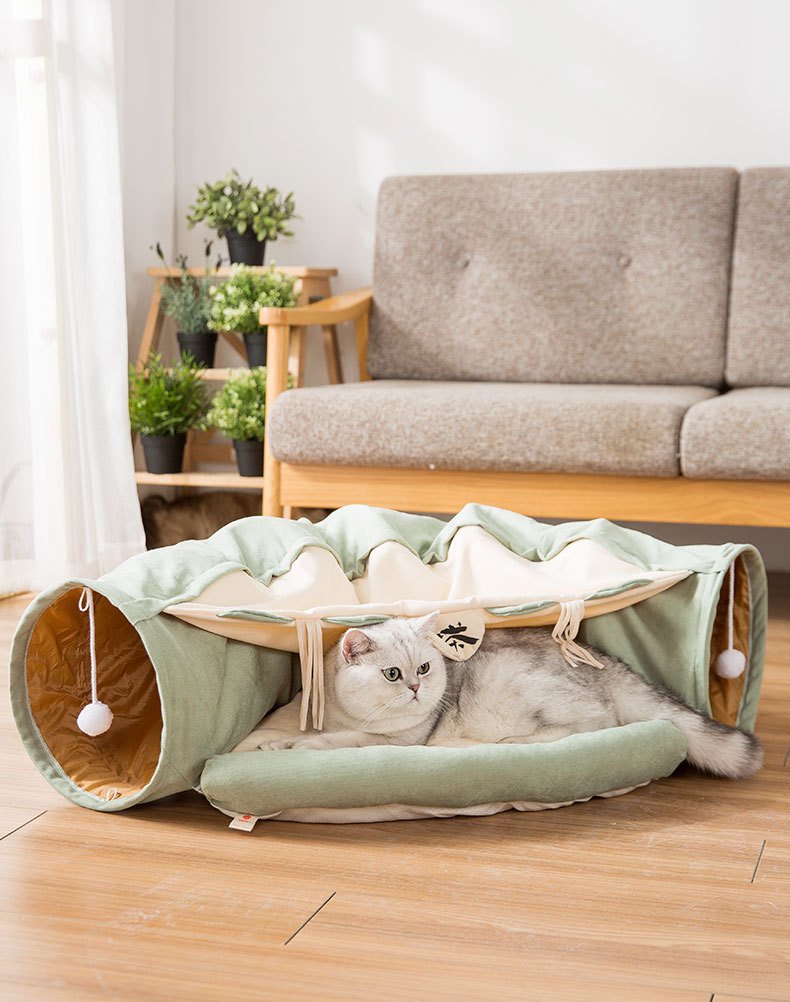 Collapsible Cat Tunnel Durable Washable