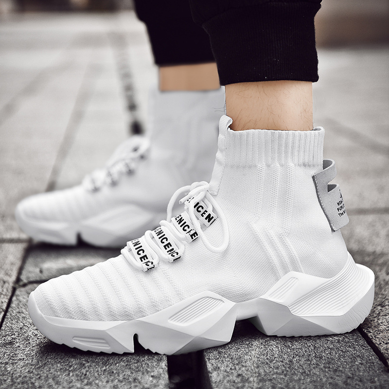 Plus Size Mandarin Duck Shoes INS Socks Daddy Sneakers Men