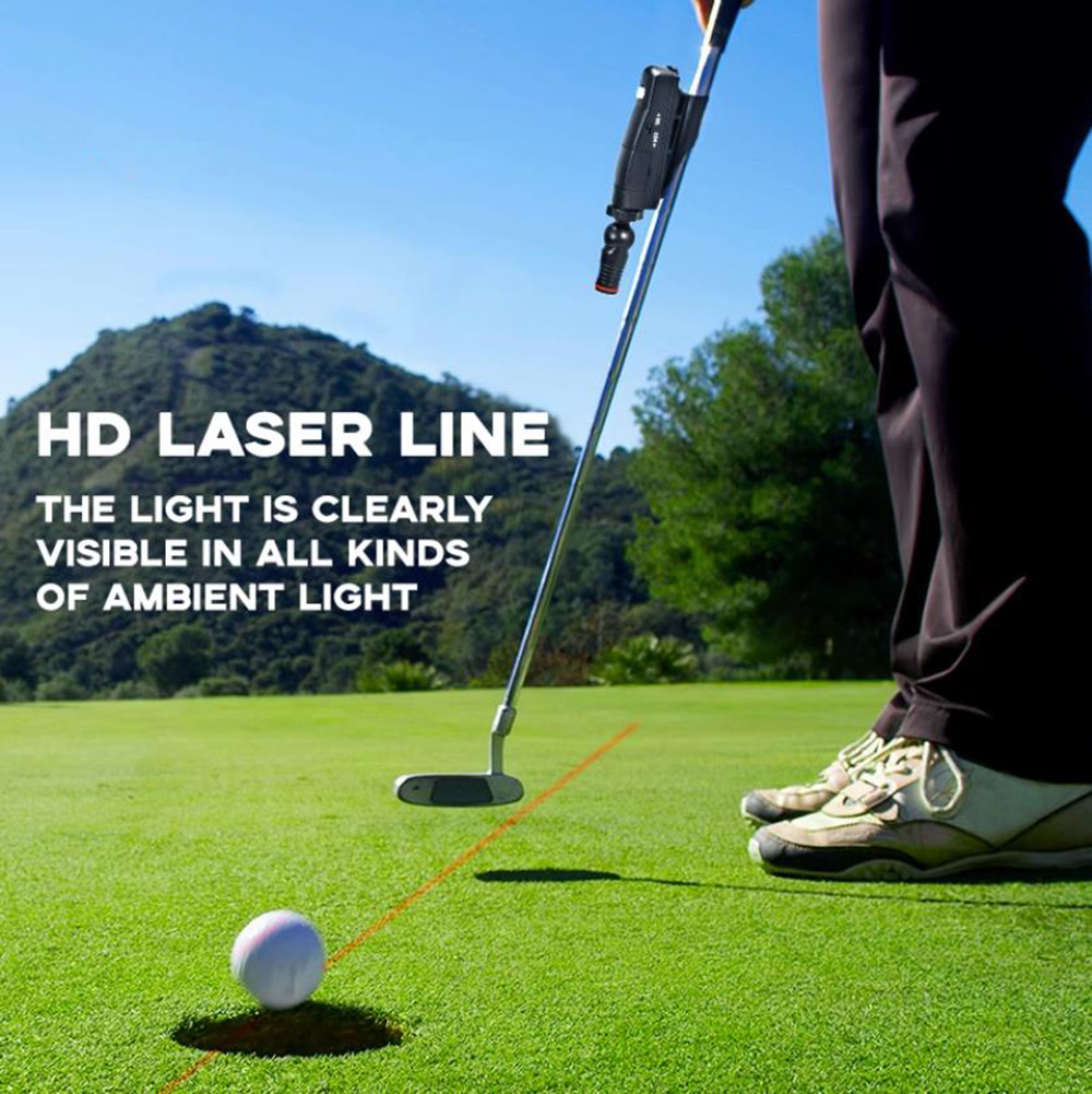 Golf Push Rod Laser Aiming Instrument Sight