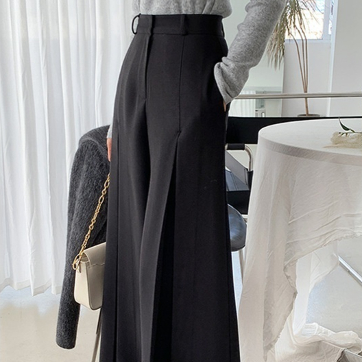 Women's New High Waist Loose High-grade Feeling Tong Qin Draping Casual