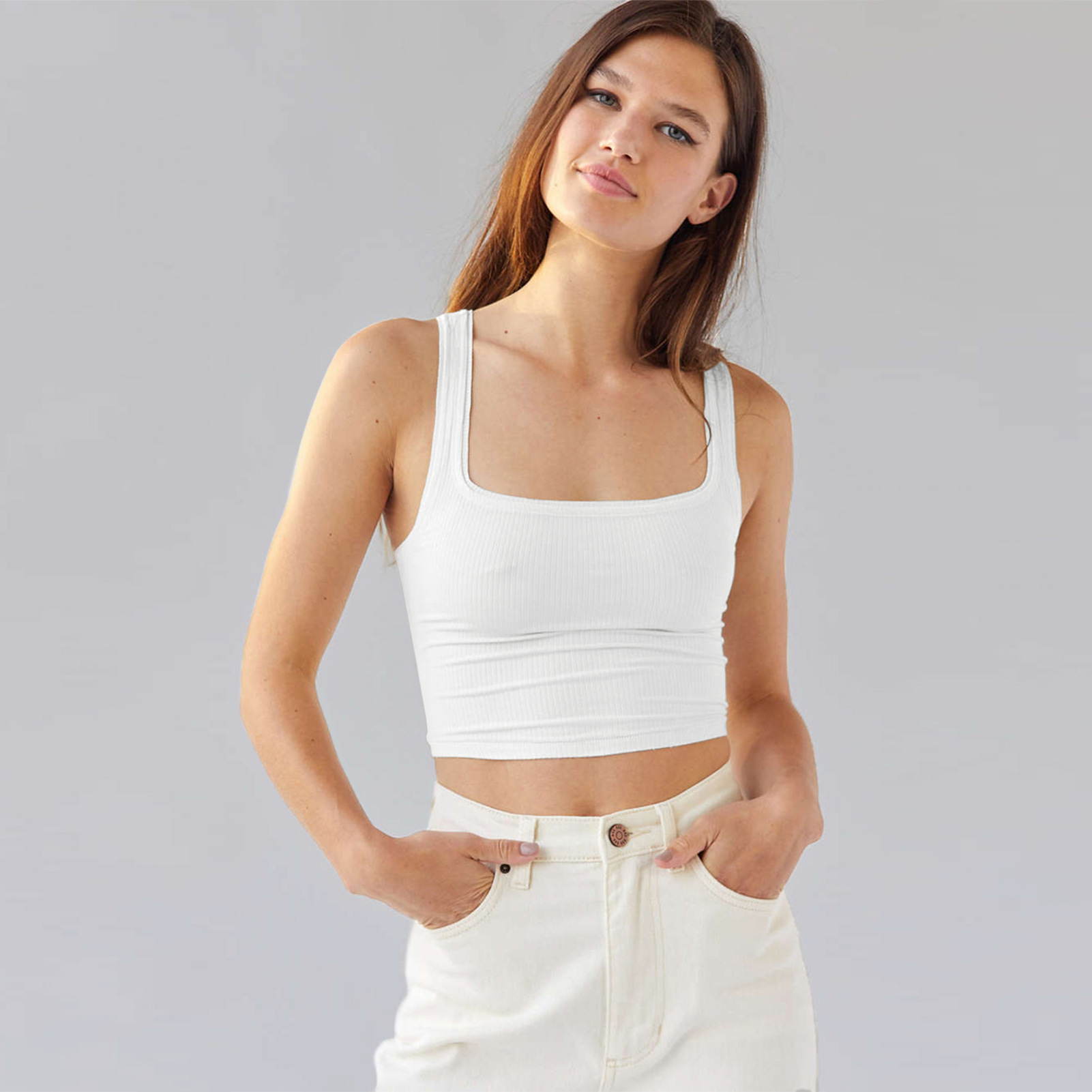Bottoming Shirt Vest Slim Fit Sling Basic Girl Top