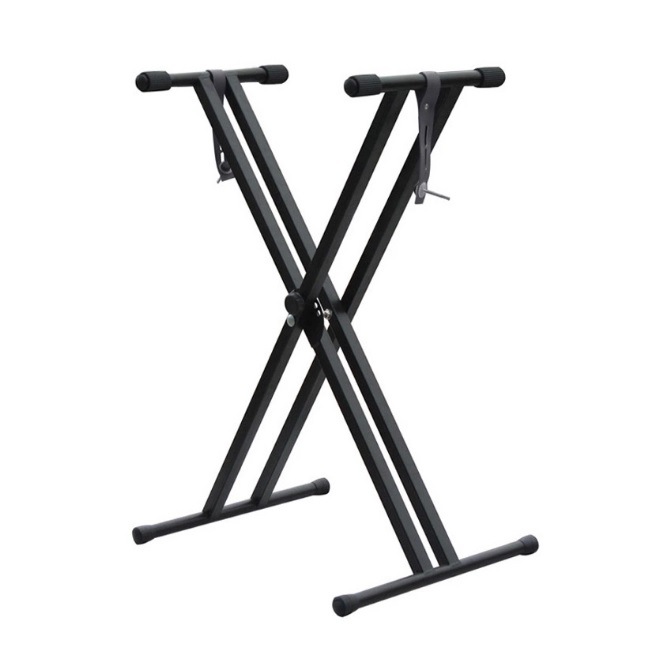 X-type Adjustable Double-tube Electronic Organ Rack Keyboard Stand