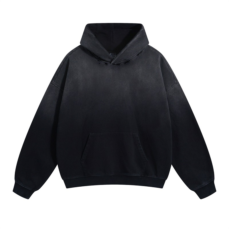 Men's And Women's Trendy Autumn Winter High Street Damage Loose-fitting