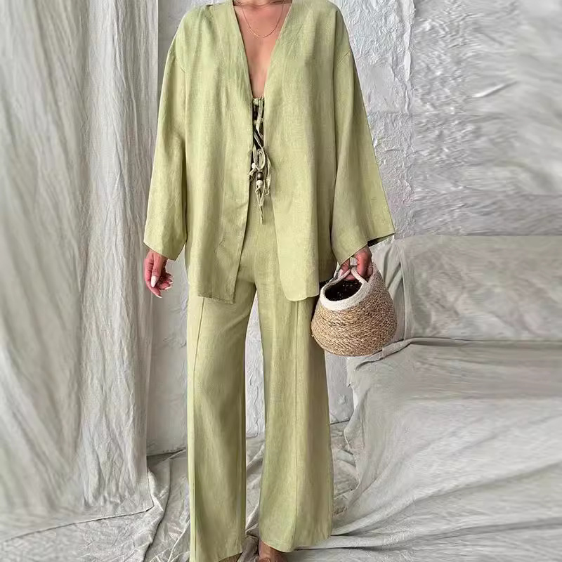 Women's Loose Casual Solid Color Suit