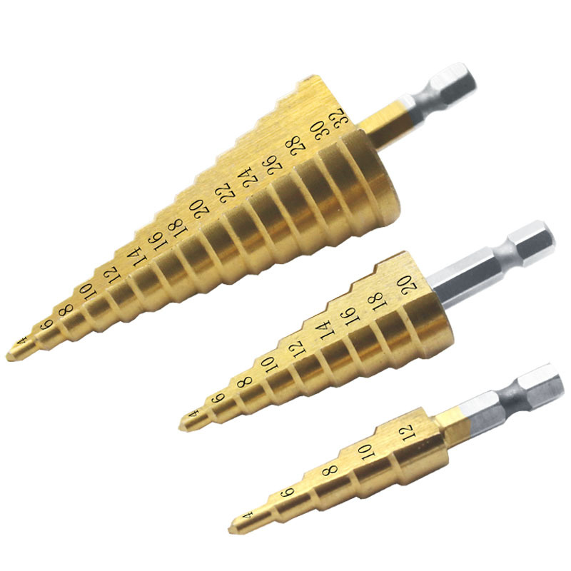 Shank Step Drill Pagoda Twist Plate Hole Opener
