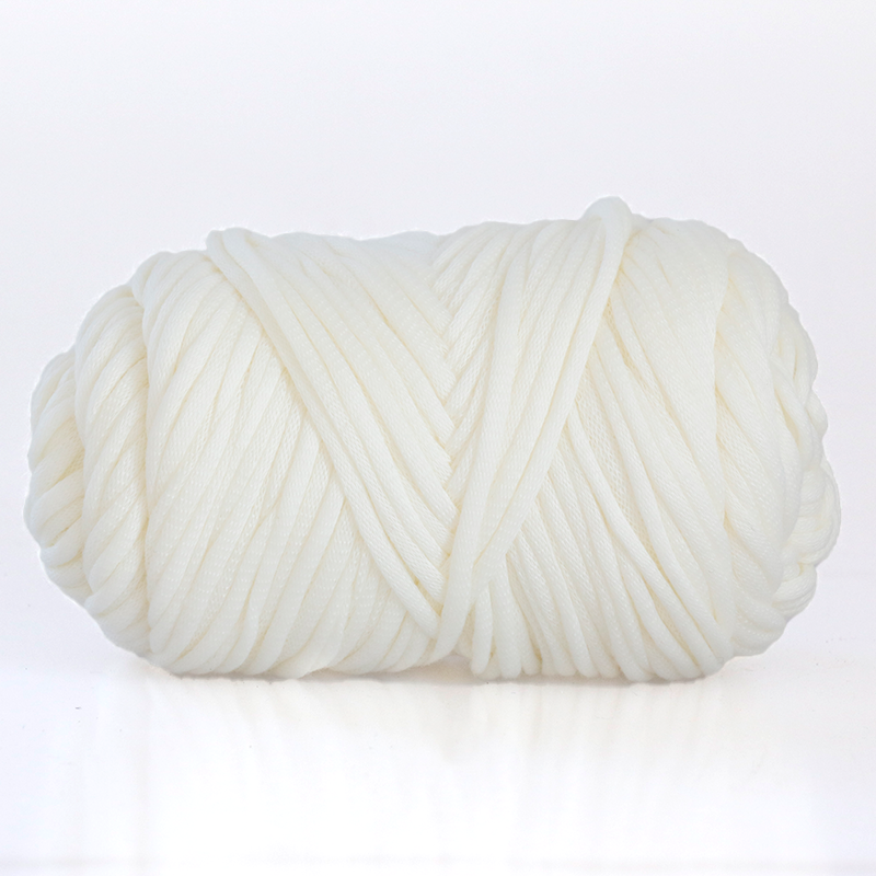 Hand-woven Slippers Thick Wool Yarn Core-filled Cotton Ball