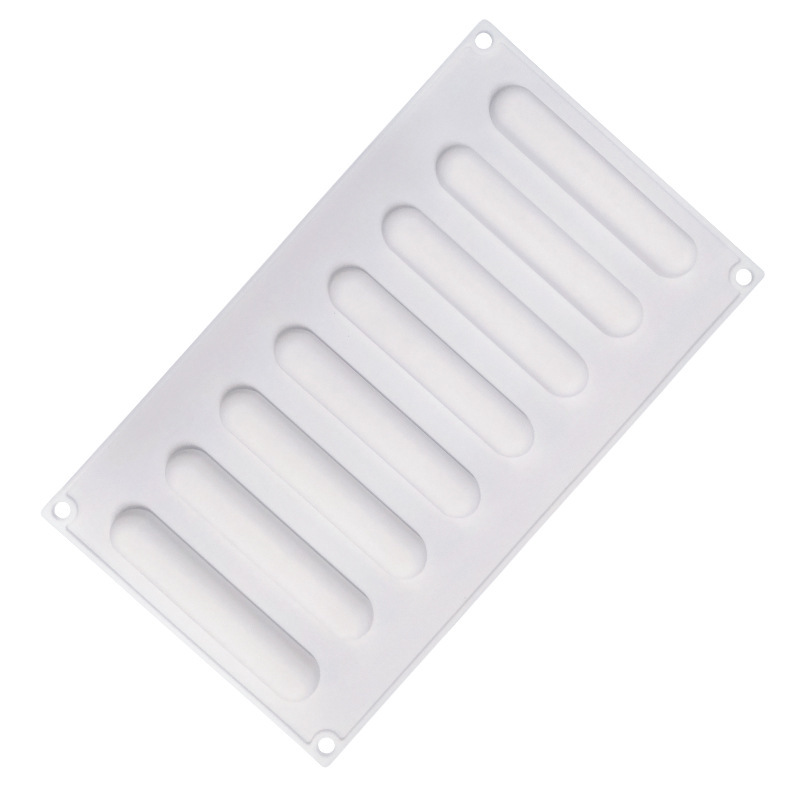 8 Long Oval Silicone Molds Llong Mousse Pastry Moldschocolate French