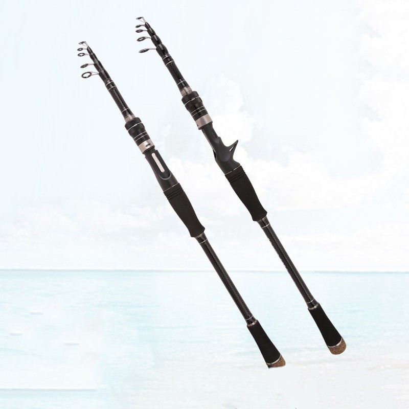 Carbon Telescopic Ultra Light Short Section Portable Straight Shank