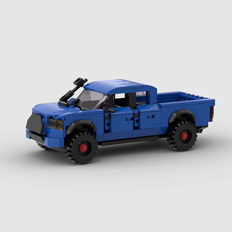 Tacoma TRD Pro Off-road Car Pickup Truck MOC Small Particles Educational