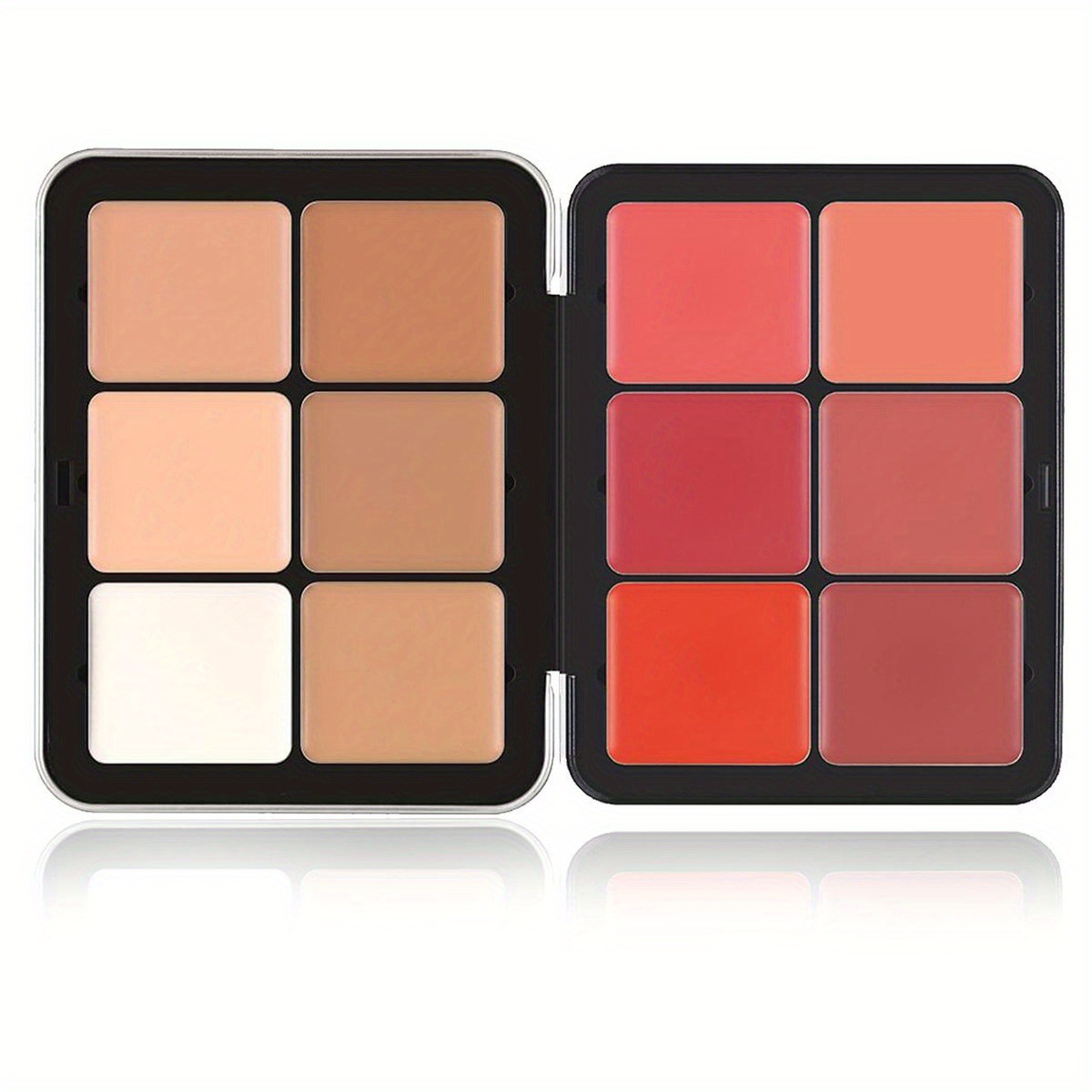 Cross-border TEMU Amazon 12-color Blusher Plate Matte Shimmer High-gloss