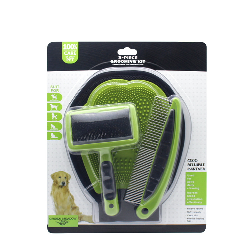 Pet Cleaning Set Rake Comb To Remove Floating Hair Grooming