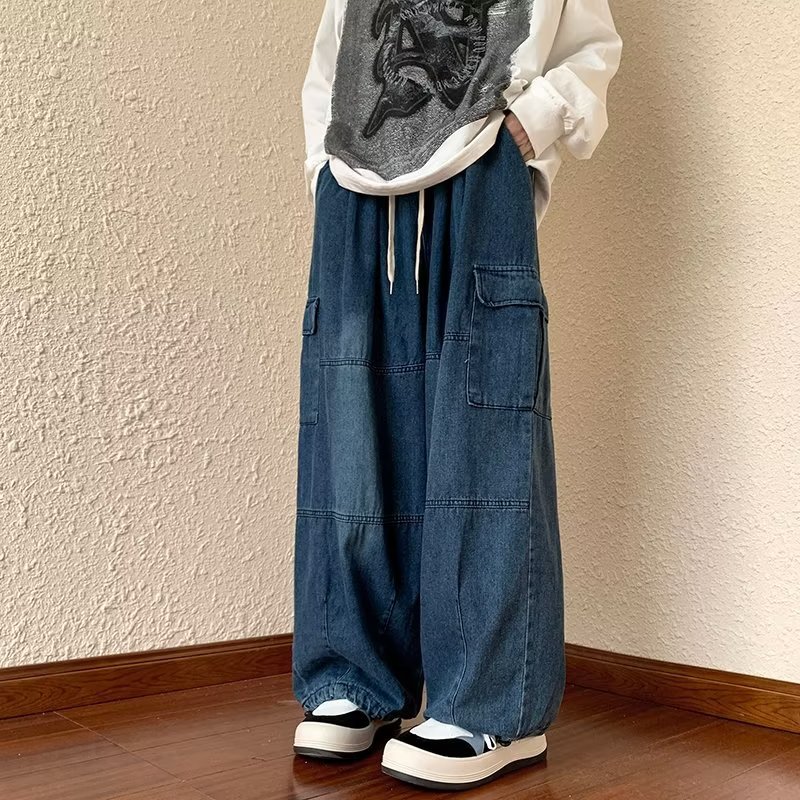 Straight Jeans Men's Spring New Korean Style