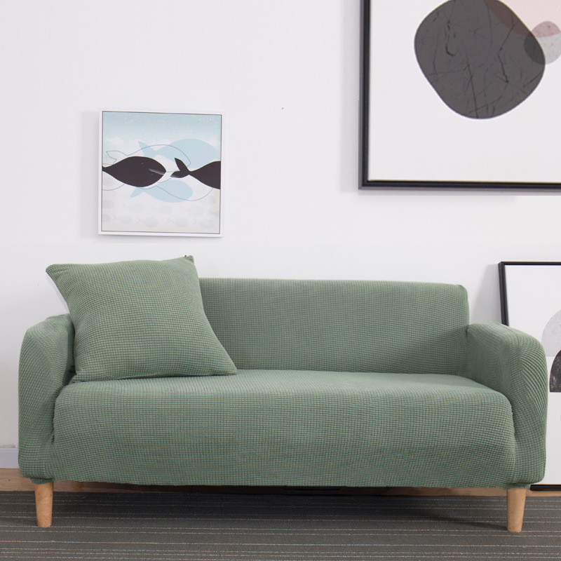 Single Double Three-seat Knitted Thickened Sofa Cover