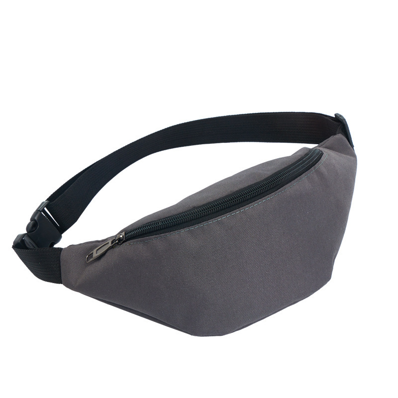 Men And Women Solid Color Running Belt Bag