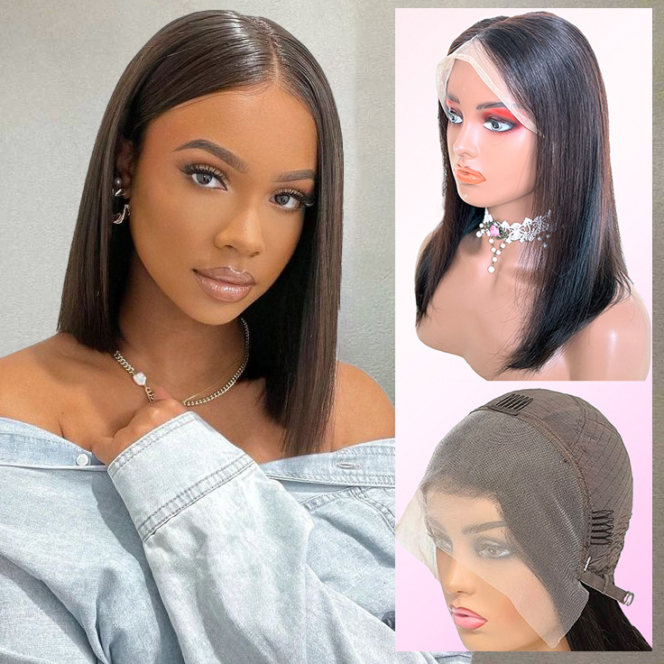 Wig Real Human Hair Silk