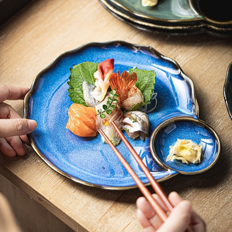 Creative Japanese Style Ceramic Minimalist Tableware For Household
