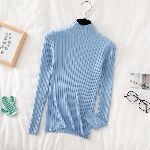 Croysier Pullover Rib Knit Sweater Autumn And Winter Cloth