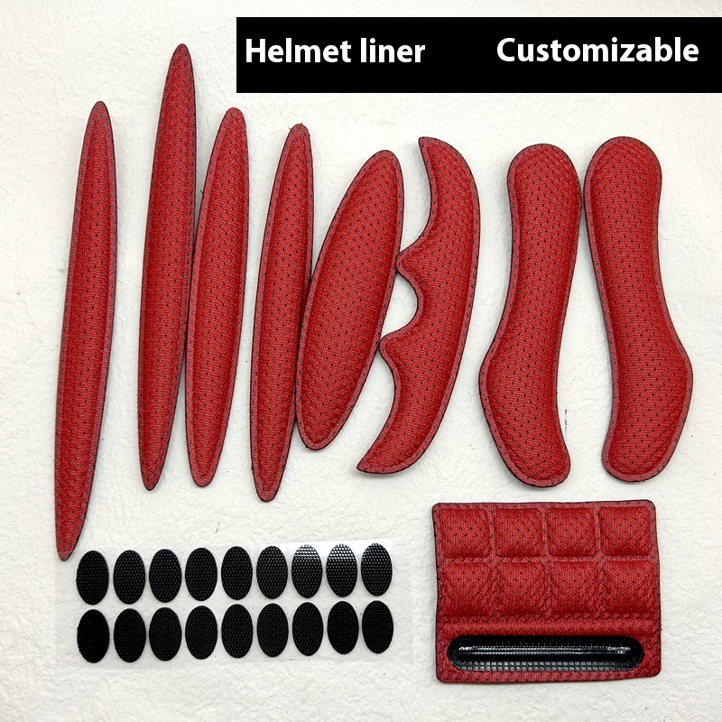 Pressing Molding Chin Pad Motorcycle Bicycle Riding Helmet Lining