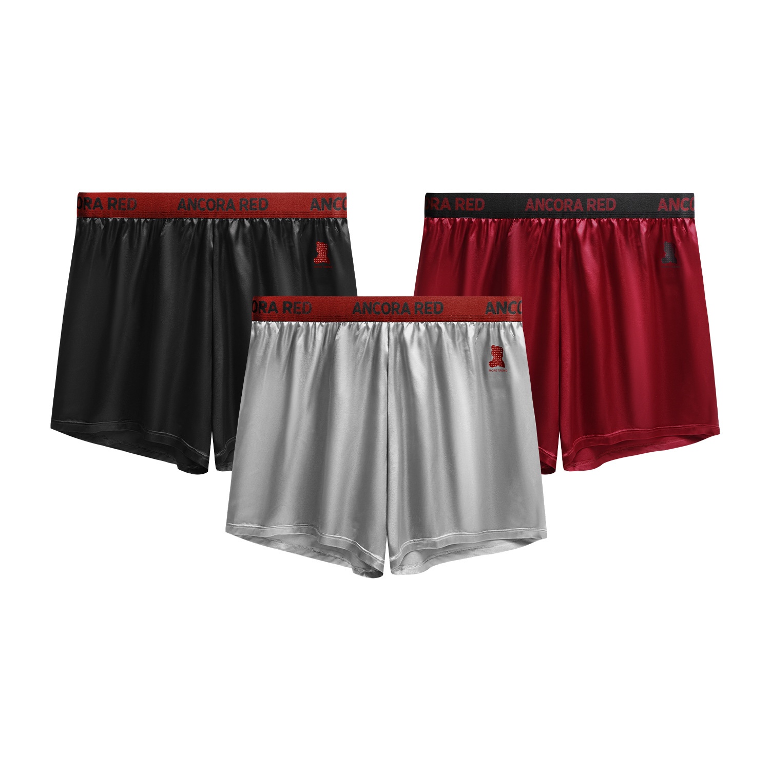 Solid Color Men's Boxers Boxer Briefs