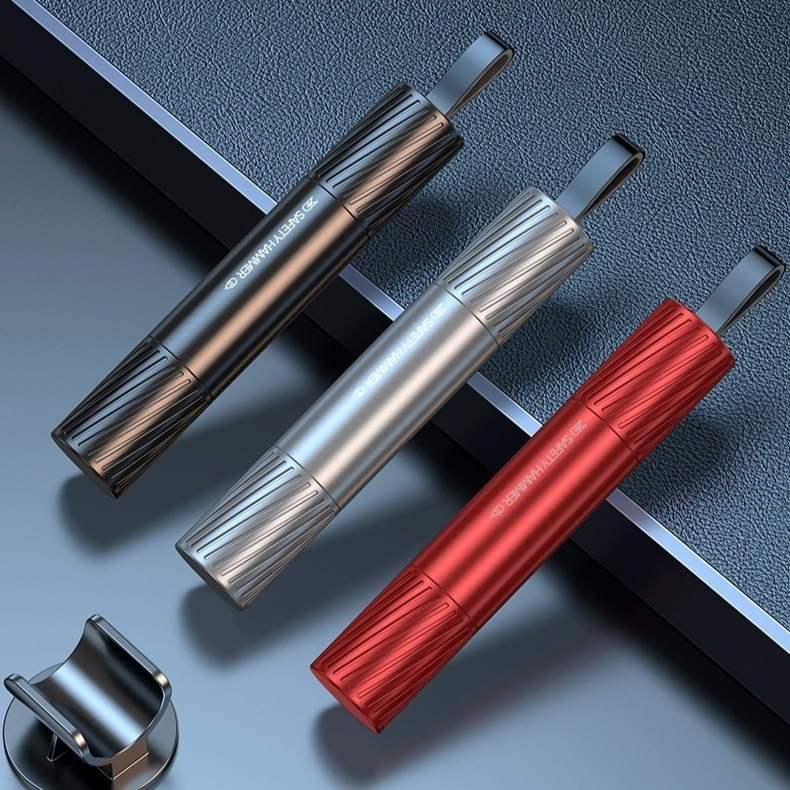 Car Life-saving Safety Hammer Cutting Knife Multi-function Pressing Pin