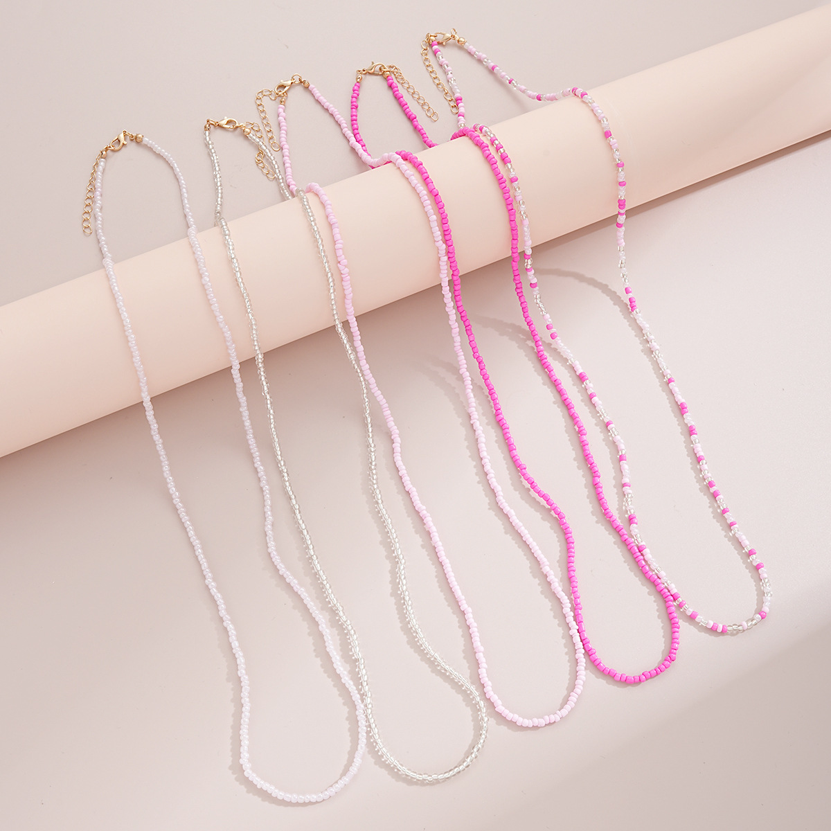 Bead Elastic Beaded Waist Decorations Suit 5 Pieces