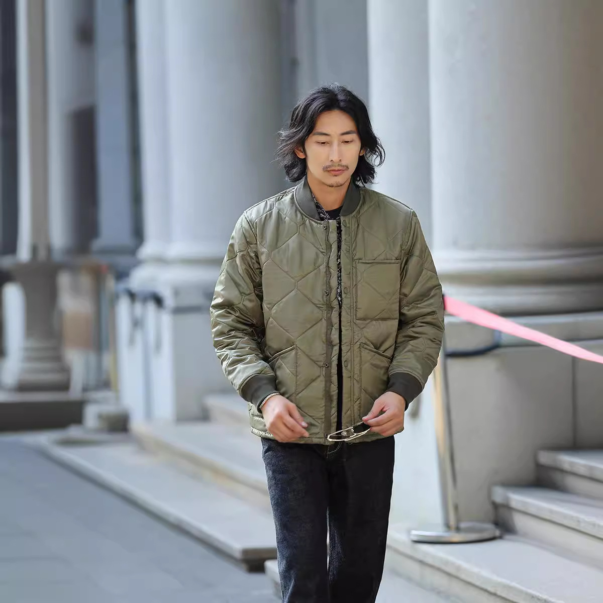 Quilted Cotton Coat Jacket Warm Suit
