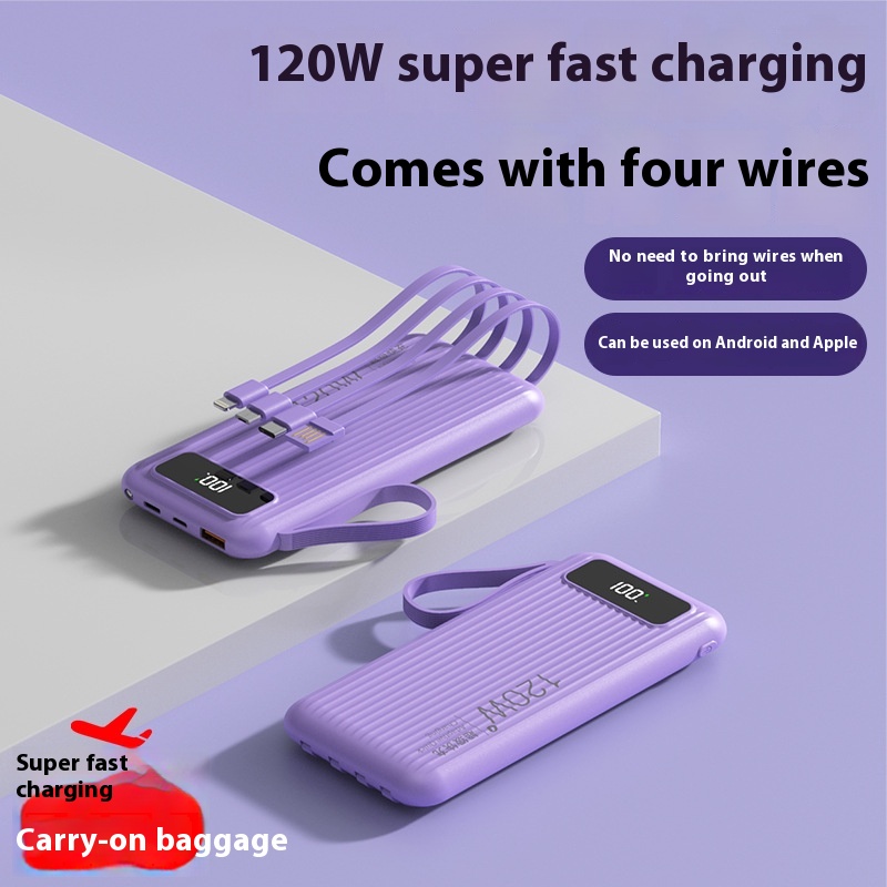 Super Fast Charge 20000 MA Large Capacity Portable Digital Display Power