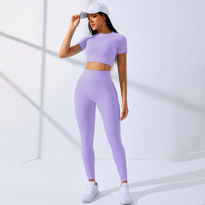 Yoga Clothes Suit Sports High Waist Workout