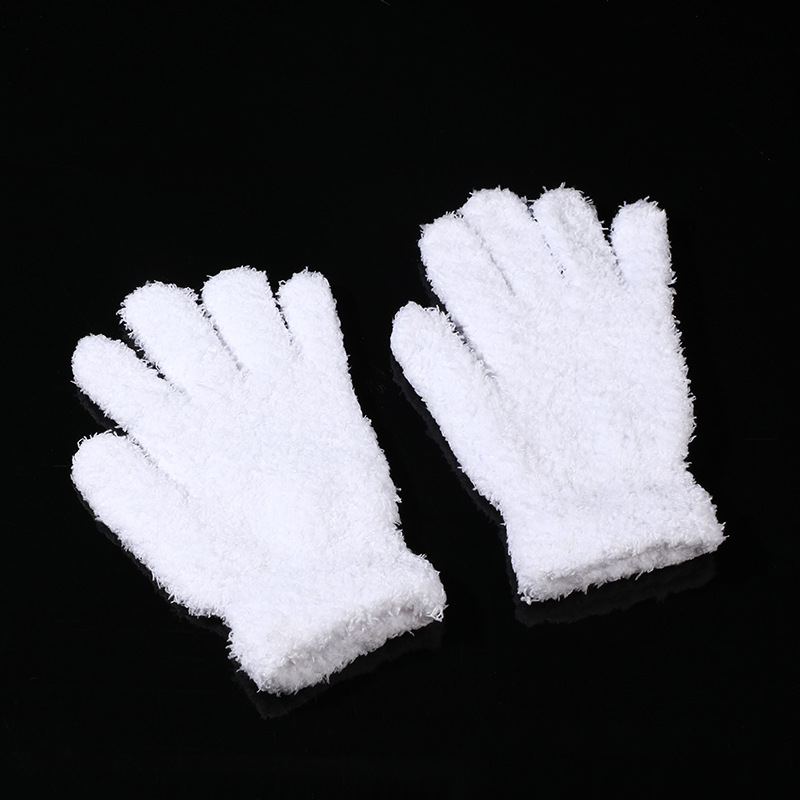 Crafts Wool Gloves Plate Walnut