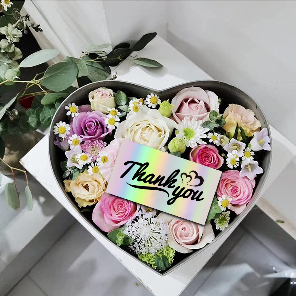 50 Sheetspack 5 9cm Thank You For Supporting My Small Business Laser