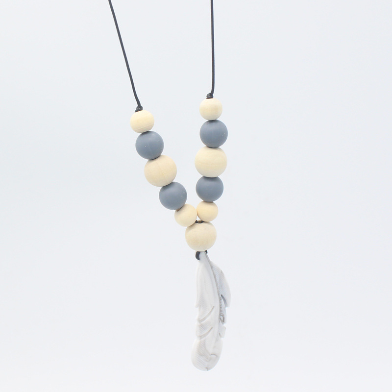 Baby Soothing Teether Protects Safety Necklace