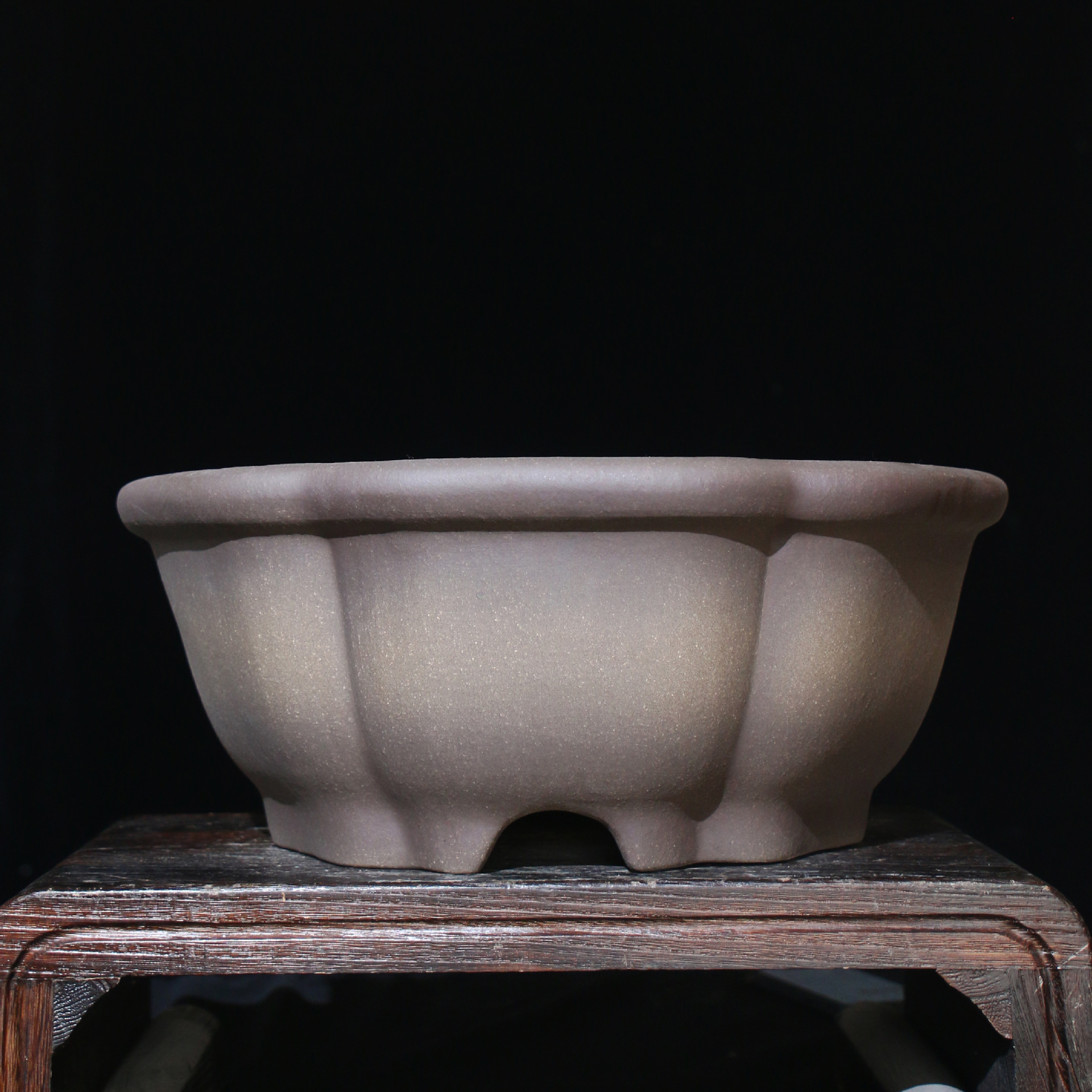Yixing Purple Sand Flower Pot Famous Basin Pine And Cypress Tree Pile